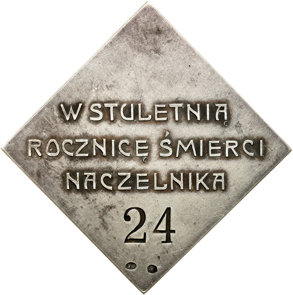 Polska pod zaborami, medal 100 rocznica śmierci Kościuszki, T. Błotnicki, 1917 - PIĘKNY
